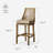 Maven Lane Vienna Swivel Stool with Faux Leather Upholstery-92561093-92561094