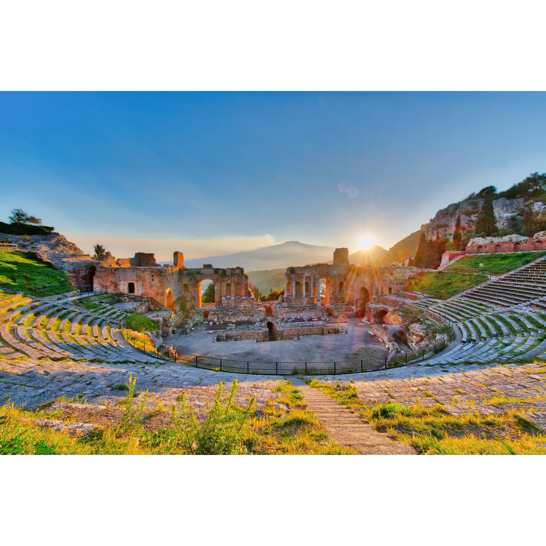 Teatro Antico Di Taormina - Kunstdrucke aus gerollter Leinwand