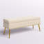 Banc de rangement rembourré en velours Kajana-1706549056