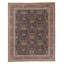Hand Knotted Wool Area Rug in Navy