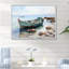 «Fishing Boat At The Beach I», reproduction sur toile-472346159-472346158