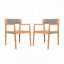 Fauteuil club d'extérieur en bois d'acacia-110385957