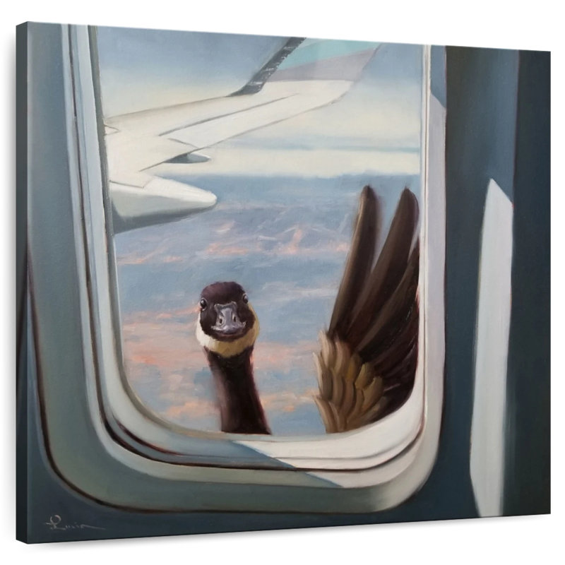 Brampt Friendly Skies, 30" H x 30" W