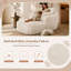 MIMO Chenille Foam Recliner Sofa Bed-463976474