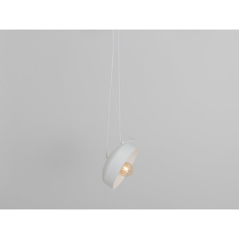 Allan 1 - Light Single Pendant, White