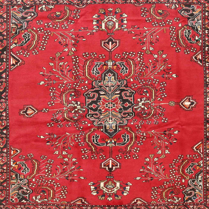 Tapis traditionnel 100% lavable à la machine 4435, Carré 4 pi