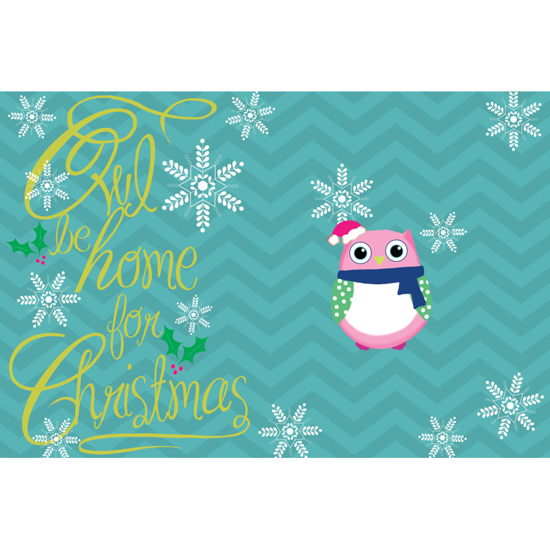 Owl Be Home - Wrapped Canvas Print, 81cm H x 122cm W x 3.8cm D