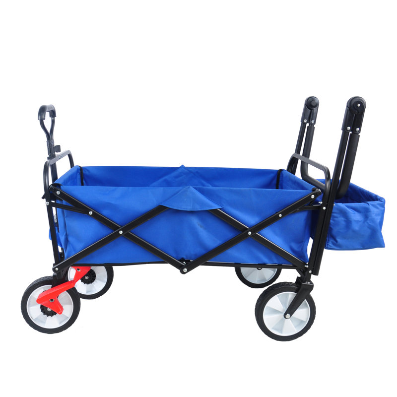42.52'' H x 20.08'' W Utility Cart with Wheels, Blue