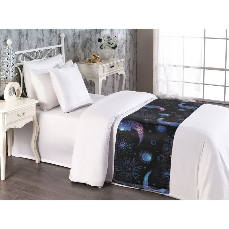 Foulard de lit Ambesonne Moon, Lit simple