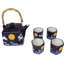 Ensemble de théière avec 4 tasses à thé Night Moon Rabbit