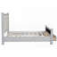 Lit plateforme grand format en bois - Aucun sommier requis, robuste et amp; Intemporel