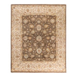 Overdyed One-of-a-Kind Rectangle 8'2" X 9'9" Hand Knotted Area Rug