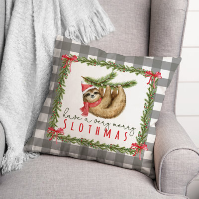 Coussin Merry Slothmas