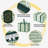 2 Packs Insulated Reusable Collapsible Storage Bag