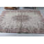 Tapis rétro en laine rose Oushak