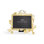 Lovebirds Silver & Gold Frame