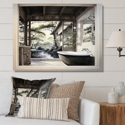 Salle de bain contemporaine Zen III - imprimé