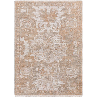 Bungalow Rose Escambia Serenity Vintage Oriental Beige Globally Inspired Rug