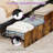 Felipe Metal Bookcase Storage Bed with 4 Underbed Drawers & Power Outlets-1049689282