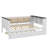Wood Daybed With Storage Shelves, Upholstered Backrest,USB And Trundle-122526749