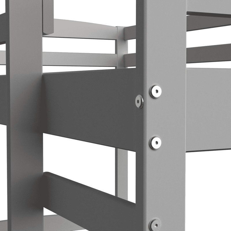Lit simple au-dessus de simple Plumerville, Gris