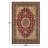 Shiflett Oriental Burgundy/Mustard/Black Area Rug-1820607040