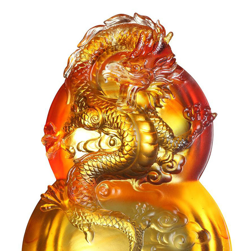 Figurine dragon volant, Ambre