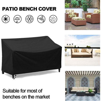 Outdoor Bench Cover Waterproof 2 Seater Patio Bench Cover Outdoo...