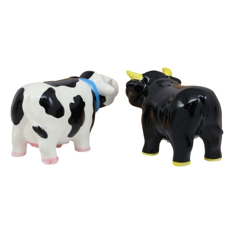 MacKenzie-Childs Cow Salt & Pepper Set