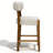 26" Upholstered Counter Height Bar Stool with Solid Wood Frame-1713158-1713337
