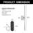 28'' Battery Operated Wall Sconces with Remote Control, 350° Rotated Wall Light Bar-1607465708