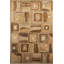 Himalayan Wool Abstract Area Rug in Brown