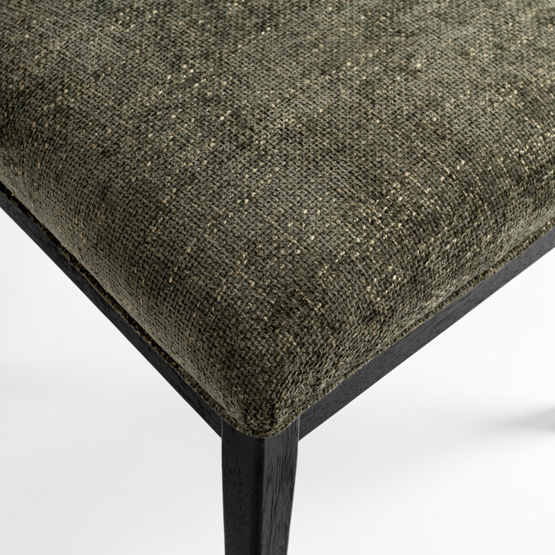 Arima Upholstered Dining Chair, Winter Fir, Black
