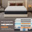 Matelas en mousse à mémoire de forme hybride dans une boîte avec matelas à ressorts 12 po-673690044-700644348
