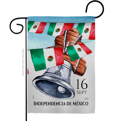 Double Sided 18.5 in. H x 13 in. W Polyester Garden flag