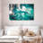 " Abstract Teal Canvas Print "-102086907