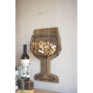 Wine Cork Traps Wine Glass Wine Cork Decorative Wooden Organizer Cork –  Whinycat