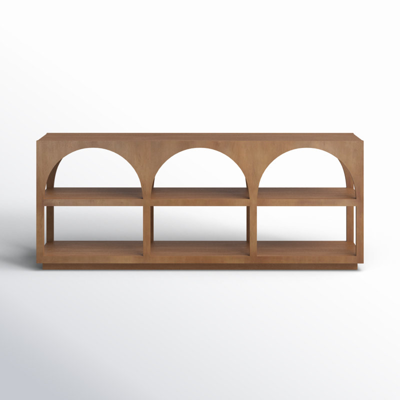 Bloomdale Solid Wood Console Table, Brown