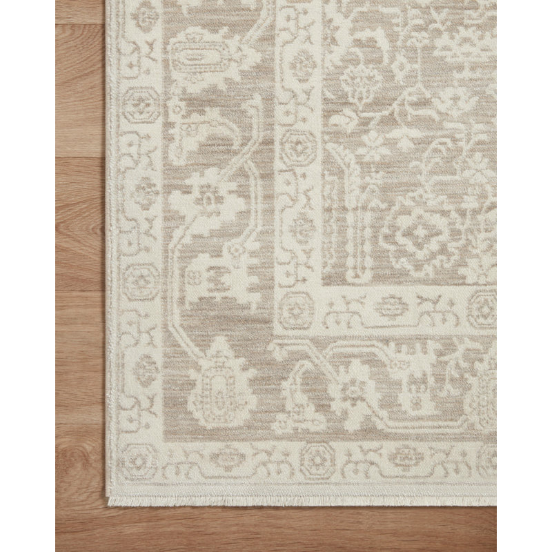 Tapis sable / pierre Amber Lewis x Loloi Zuma, Rectangle 9 pi 6 po x 13 pi 1 po