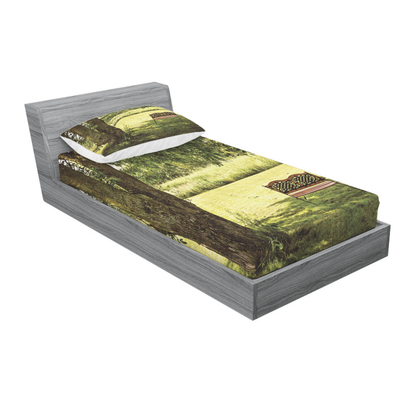 Microfiber Sheet Set, Twin XL Sheet Set with Fitted Sheet