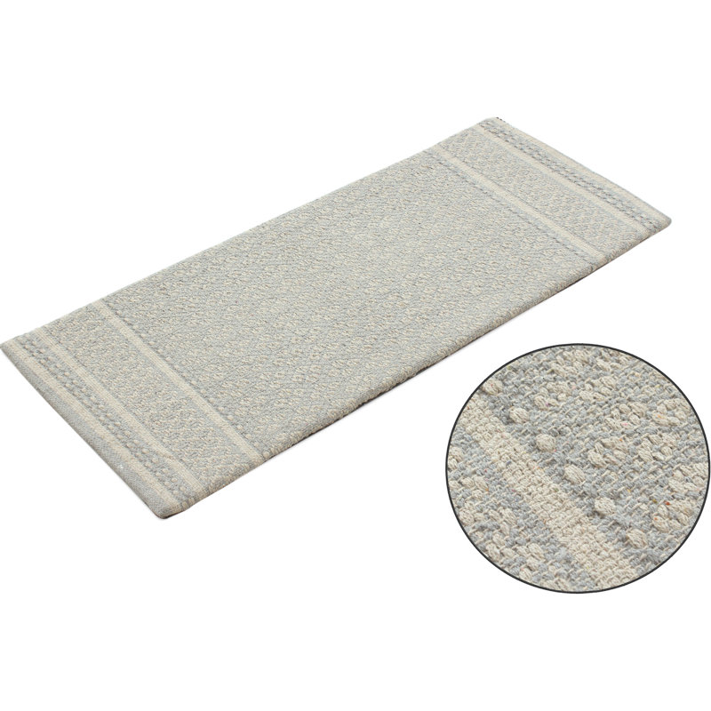 Kamariyon Solid Colour Anti-Fatigue Non-Skid Kitchen Mat, Gray