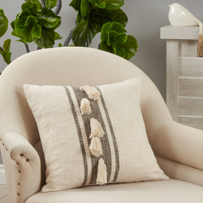 Delong Square Cotton Pillow Cover