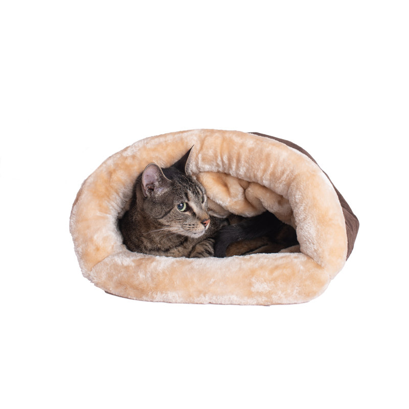 Lit pour chat spécialisé, Moka / beige