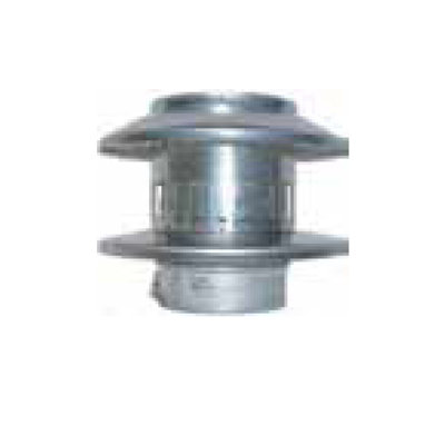 Capuchon de pluie avec ventilation murale simple