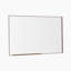 Miroir de salle de bain rectangulaire surdimensionné de 60 po x 40 po avec cadre en noyer-863597494