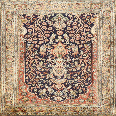 Tapis traditionnel gris / brun
