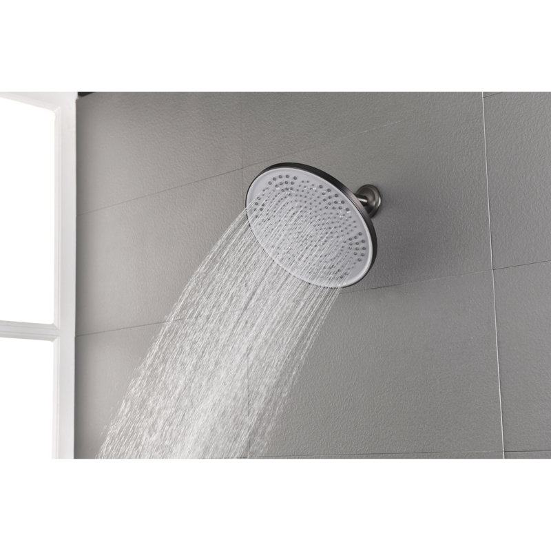 Pomme de douche - haute pluie, luxe moderne, laiton, montage en 1 minute, pluie de bronze visible de luxe, installation, style