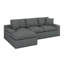 Canapé modulaire Cloud, canapé en chenille double couche avec assise profonde et poches latérales-813048174