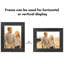 Cadre photo Americanflat rustique - poli, verre transparent-101140611-101140612