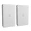Ensemble de 2 grandes armoires de rangement pour garde-manger 2 portes Vienna avec tablettes fixes Vienna